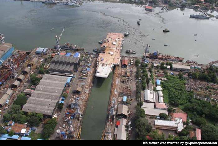 INS Vikrant, India\'s First Indigenous Aircraft Carrier, Undocked