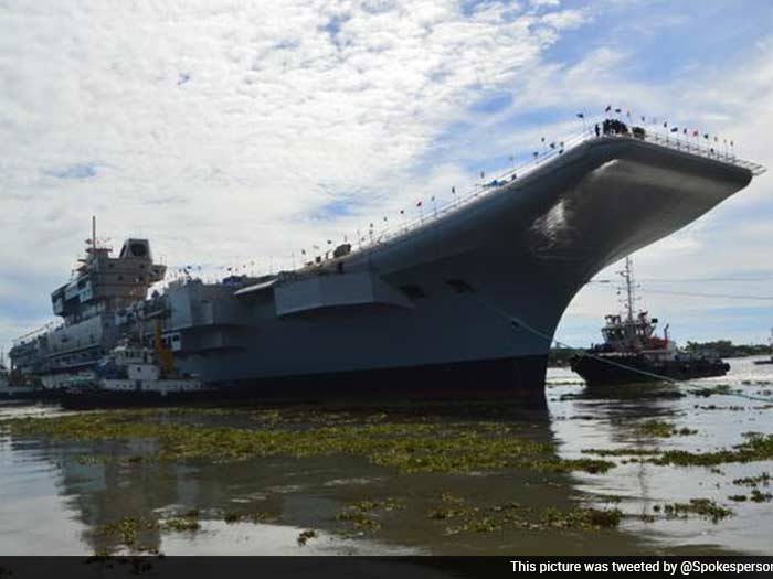 INS Vikrant, India\'s First Indigenous Aircraft Carrier, Undocked