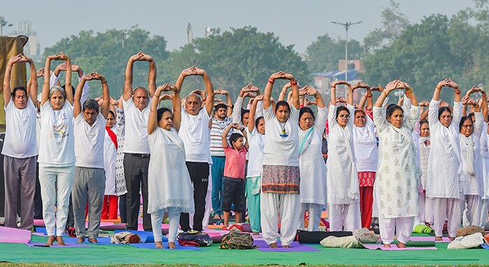 International Yoga Day 2022: देखें, अंतरराष्ट्रीय योग दिवस की रिहर्सल की तस्‍वीरें
