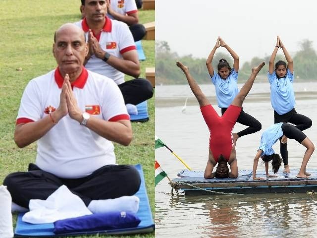International Yoga Day 2024: हर जगह छाया योग का खुमार, सशस्त्र सैनिकों के साथ राजनेता भी मना रहे योग दिवस