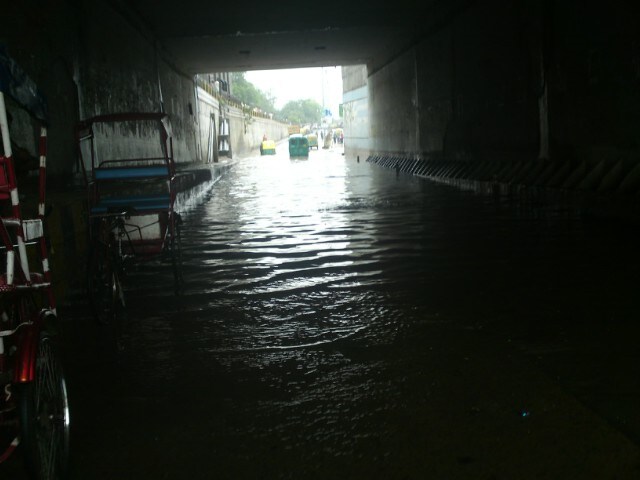 NDTV surfer Varjeet has sent this photo of a waterlogged underpass from Delhi.