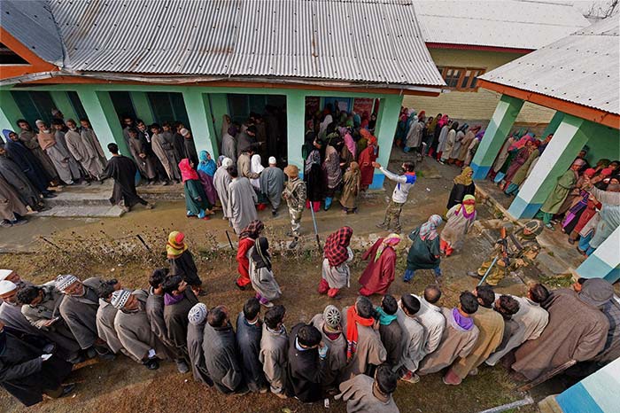 Long Queues, Brisk Polling in First Phase of J&K Assembly Elections