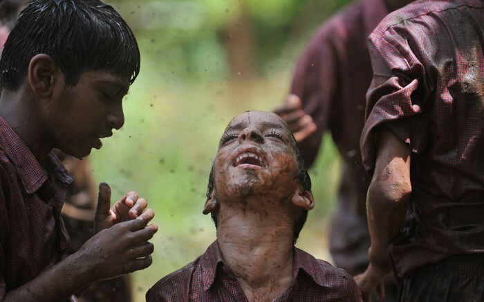 Every year scores of devotees of Lord Krishna take part in the Janmashtami celebrations. (AFP Photo)