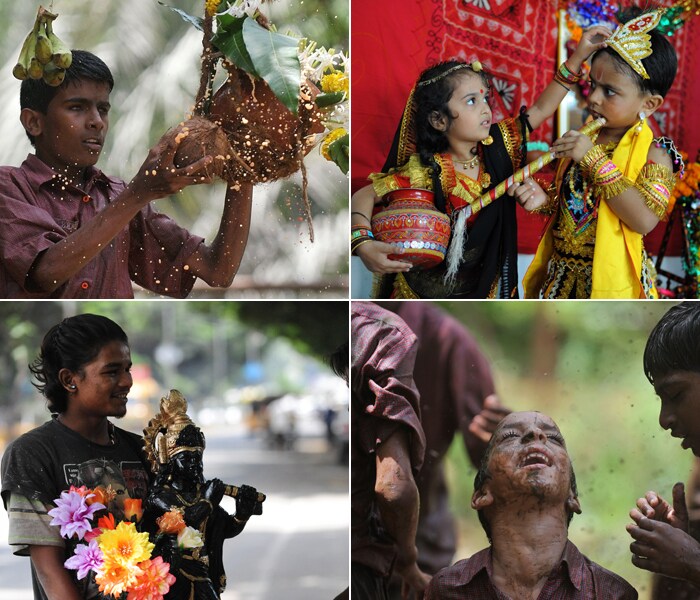 The festival of Krishna Janmashtami celebrates the birth of Lord Krishna. The festival is celebrated with different styles and rituals across several states but the zeal and devotion is common to all. <br><br> The <i>Rasa Lila</i>, a depiction of the life and events of Lord Krishna's youthful days has been popular in many parts of the country. <br><br>
The popularity of the festival is such that it stretches its arms even to the most unexpected corners of the country. Here is a look at the celebrations that spanned across India.