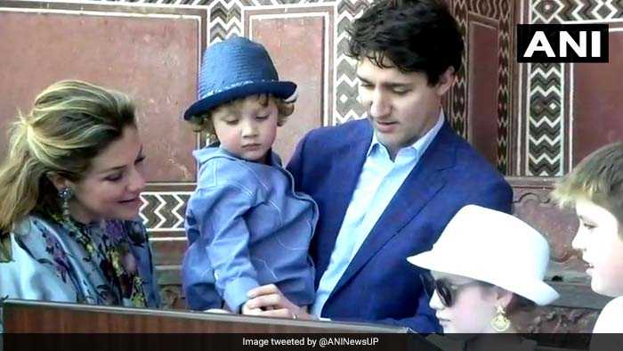 Photos: Justin Trudeau Kicks Off India Tour With Family Visit To The Taj Mahal