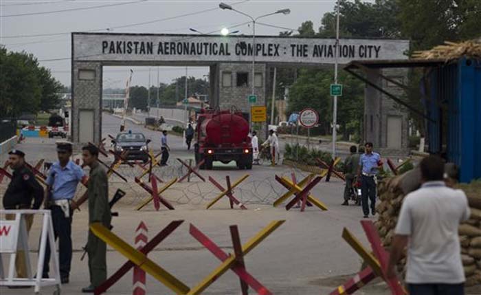 The terrorists, some of whom were reportedly wearing military uniforms, sneaked into Kamra airbase at about 2 am despite a state of high alert at the facility.(Image: Associated Press)