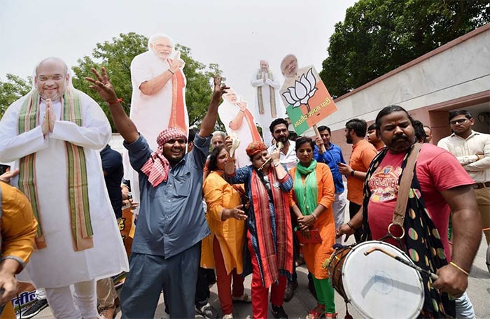 From Karnataka To Delhi, BJP Celebrates After It Emerges As The Single Largest Party