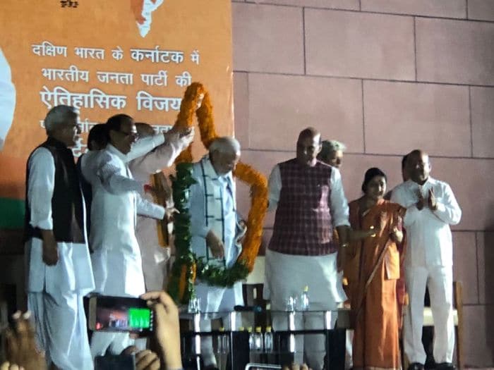 From Karnataka To Delhi, BJP Celebrates After It Emerges As The Single Largest Party