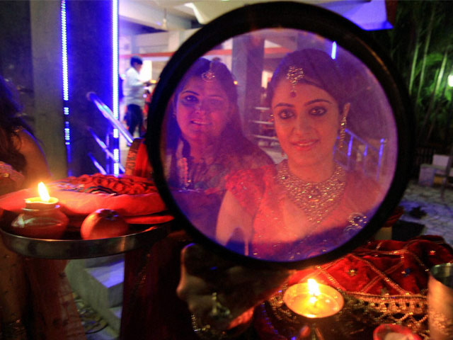 In Pictures: Karva Chauth Celebrations Across India