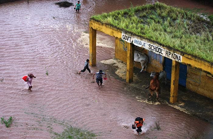 The south-west monsoon is gaining strength in the state and downpour is likely to continue for the next few days as well.(Agence France Presse/Defence Ministry photo)