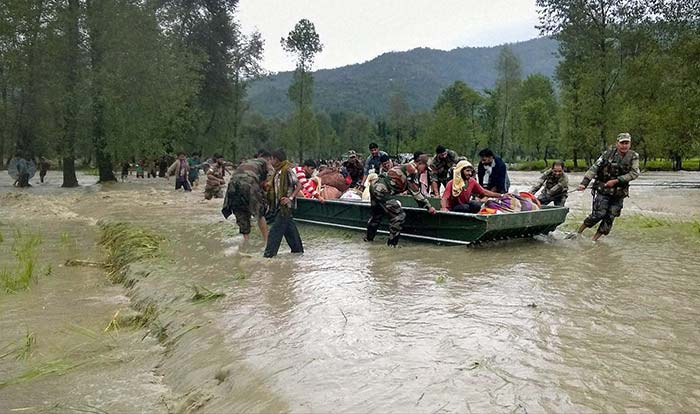 A control room has been set up at Ramban district headquarters and all Sub-Divisional Magistrates and Tehsildars have been asked not to leave their headquarters.(Associated Press photo)