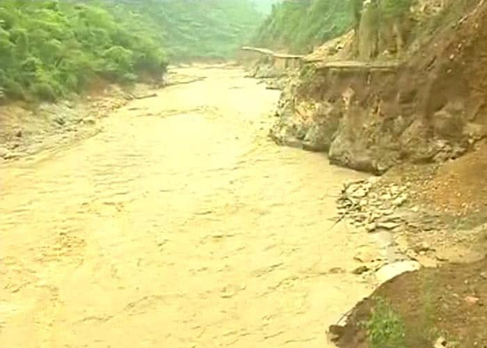 Parts of the road to Kedarnath have either been swept away or have caved in at several places.