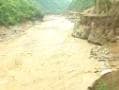 Photo : Roads to Kedarnath valley washed away