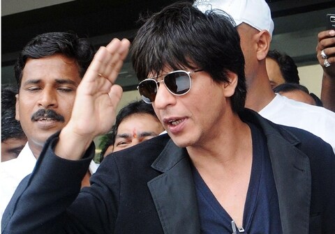 <span class="lh16 fa fs12 fb"><strong>Tumultuous visit:</strong> Shah Rukh was detained and questioned for almost two hours at the airport as part of what the US calls &quot;racial profiling&quot; to weed out terror suspects. After his two-hour ordeal in the US sparked a furore in India, Shahrukh had on Monday asked his fans not to take the issue further, even as he said that America needed to offer &quot;a little more warmth and speed in its processes&quot;. (AFP) </span>