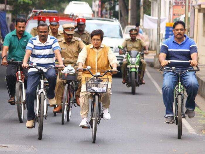 Use Bicycles To Monitor Cleanliness And Implementation Of Swachh Projects: Kiran Bedi To Local Officials