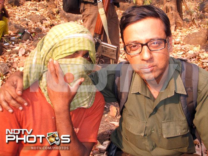 NDTV's Kishalay Bhattacharjee with the Maoist guide without whom the team could have never reached its destination. This young boy literally handheld some of the injured team members, served them food and made sure that every one reached safely. NDTV's Kishalay Bhattacharjee with the Maoist guide without whom the team could have never reached its destination. This young boy literally handheld some of the injured team members, served them food and made sure that every one reached safely.