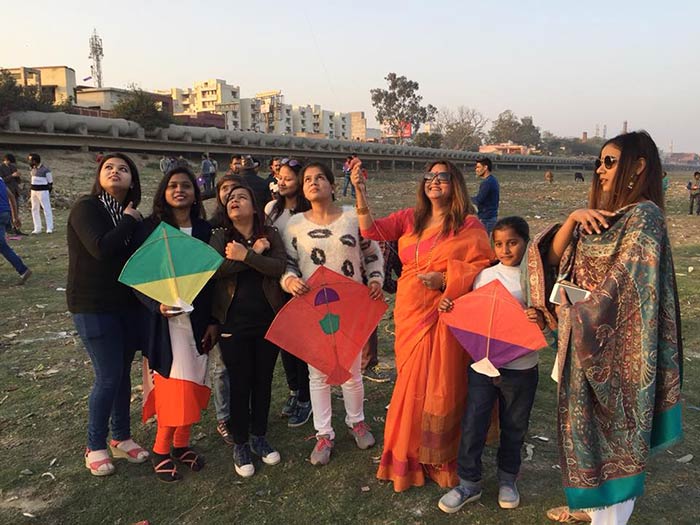 How to draw Kites - Makar Sankranti