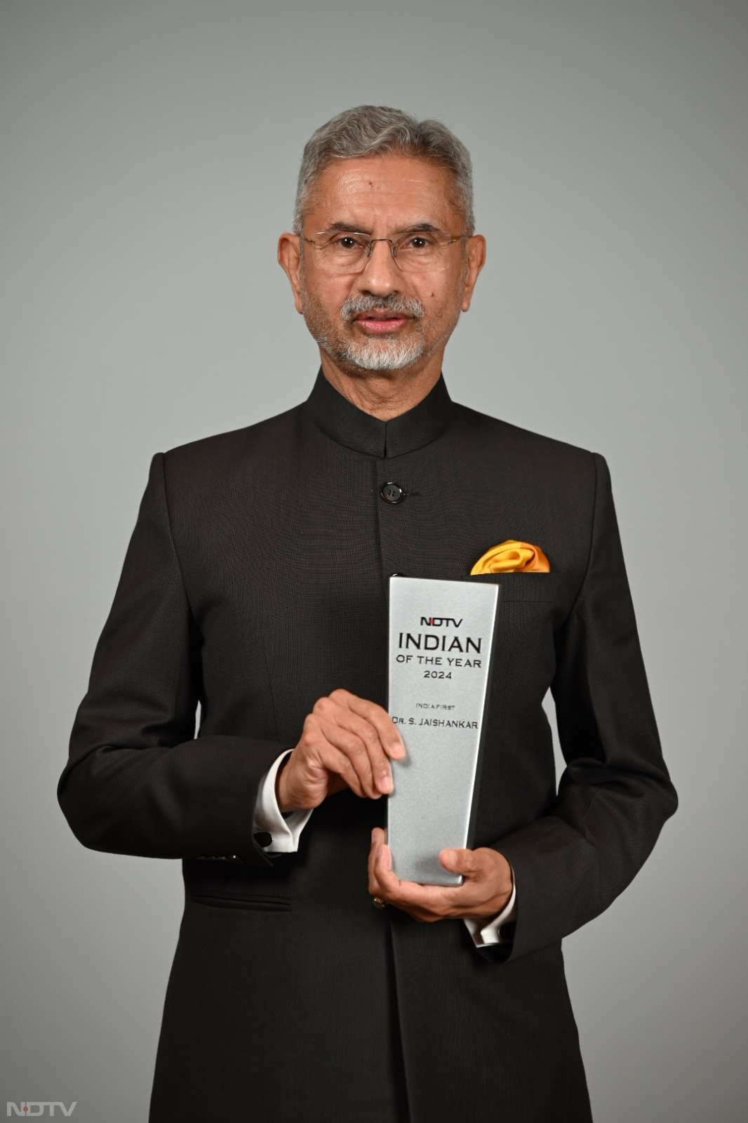 External Affairs Minister S Jaishankar wins 'India First' award at NDTV Indian Of The Year 2024 awards