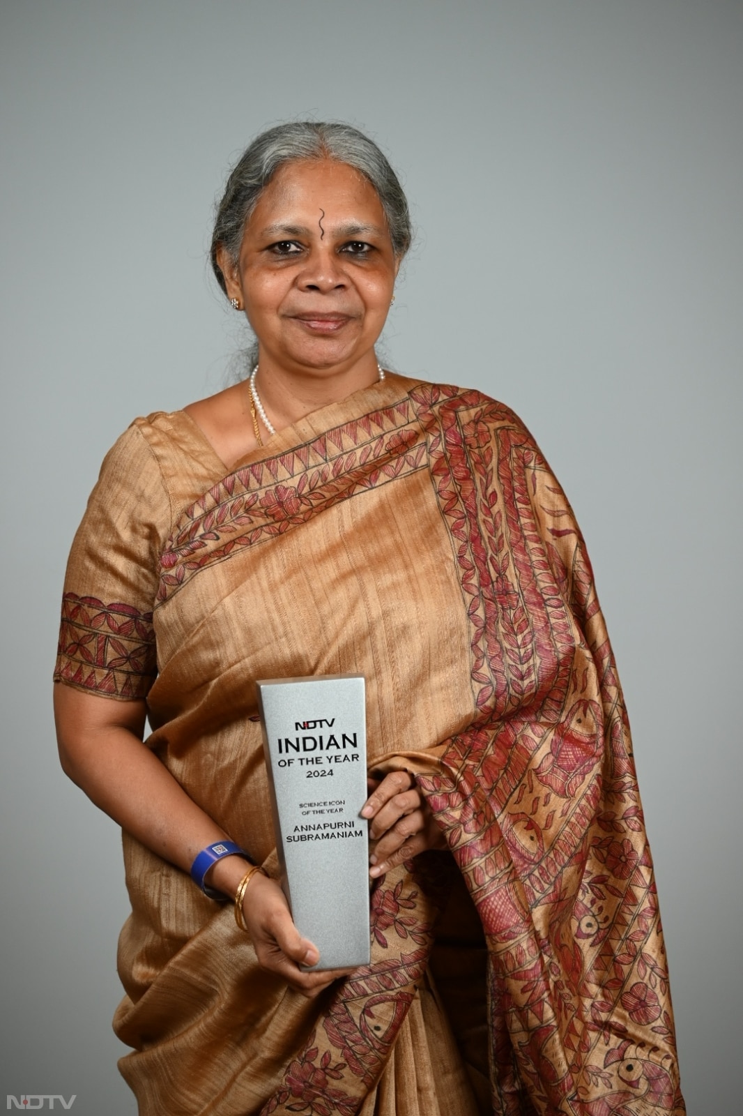 Professor Annapurni Subramaniam is NDTV's 'Science Icon of The Year'