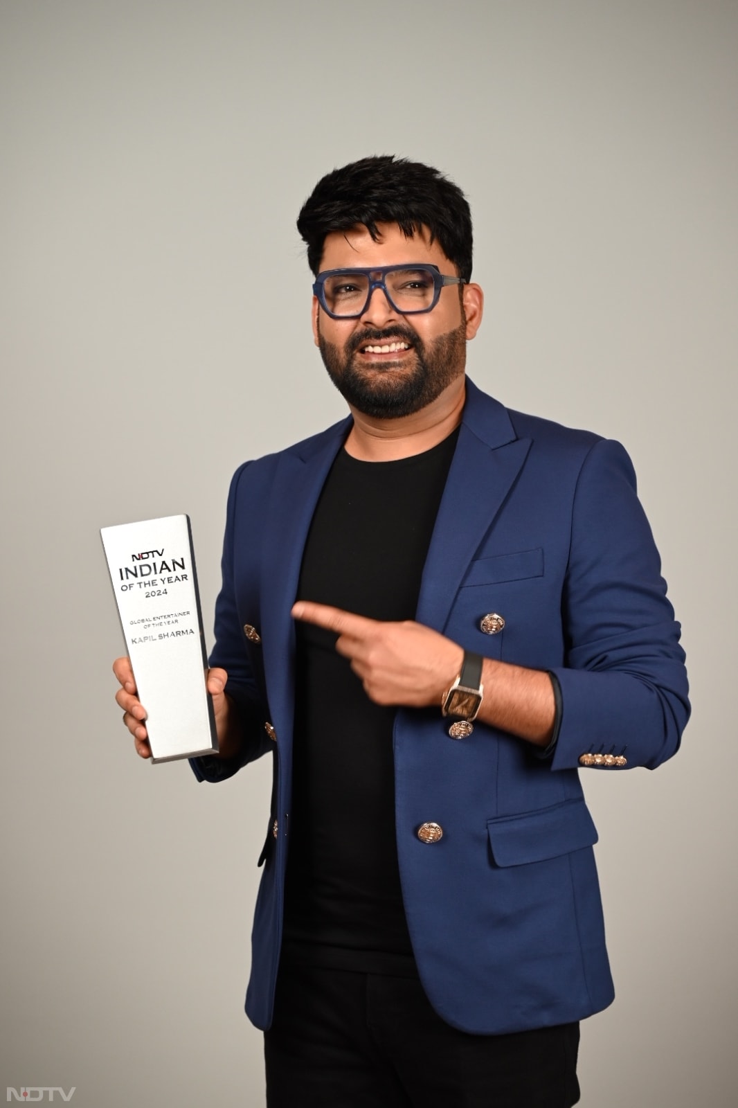 Comedian Kapil Sharma wins NDTV's 'Global Entertainer Of The Year' award