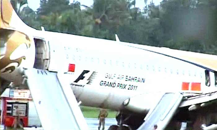 Kochi: Plane skids off the runway