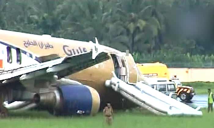 Kochi: Plane skids off the runway