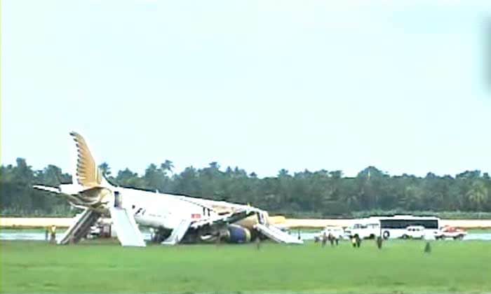 Kochi: Plane skids off the runway