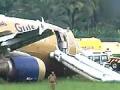Plane skids off the runway in Kochi