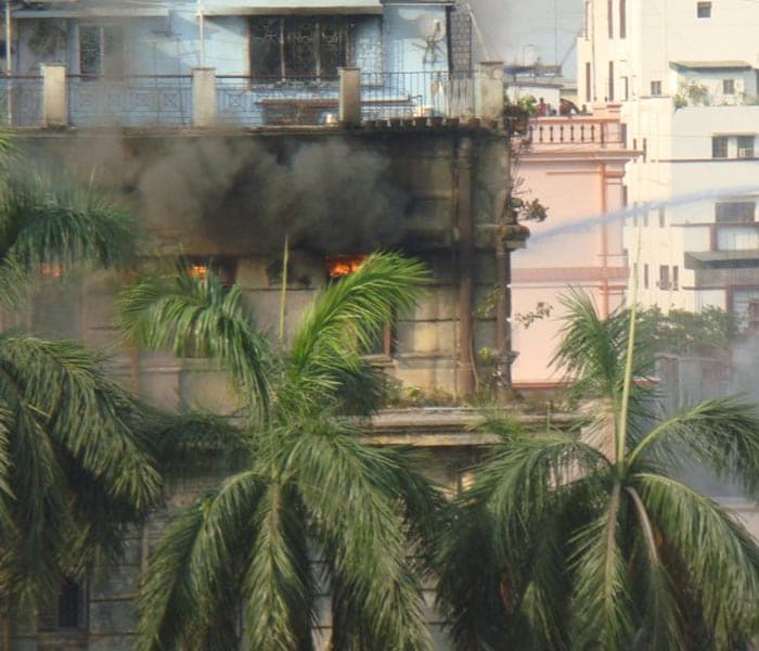 A picture by Aj Ar<br><br>
<b>SurferSpeak</b>: Anam Naqvi - There was Bangalore where the department made people jump down a building which killed them, now Kolkata fire. I definitely think the department should be better equipped and trained with newer technologies every few years.