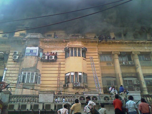 About 18 were injured in the raging fire.<br><br> Image Courtesy: Gavin Rebeiro.