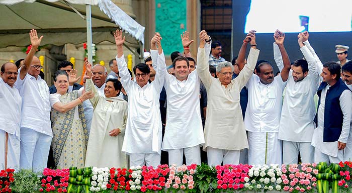 Picture Perfect: The United Colours Of Opposition At Vidhan Soudha