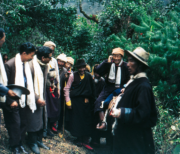 On March 17, 1959, the Dalai Lama, crossed into India. He was allowed to form the Tibetan Government in exile by then Prime Minister Jawaharlal Nehru. Since then he has been living in Dharamsala, which is the seat of the Tibetan political administration in exile. (Photo Courtesy: www.dalailama.com)