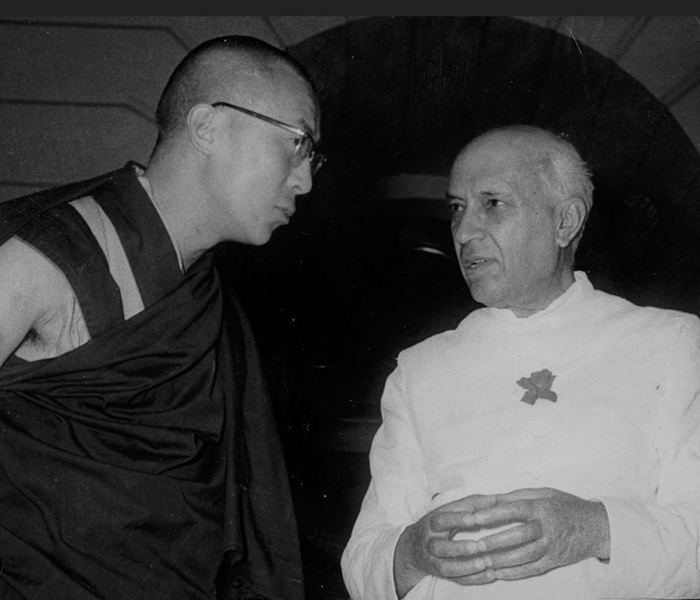 On April 16, 1961, His Holiness met Pt. Jawaharlal Nehru, the then Prime Minister of India in New Delhi. (Photo Courtesy: www.dalailama.com)