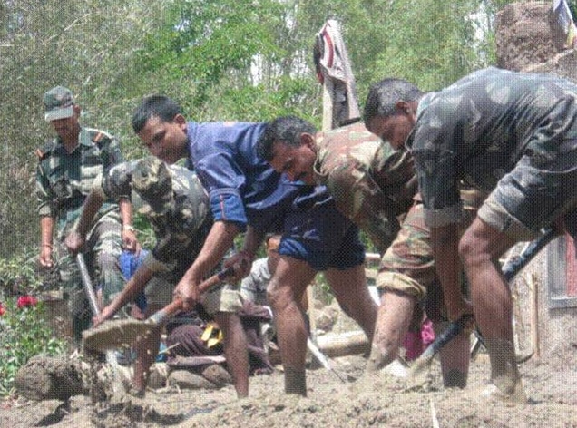 At midnight a massive cloudburst struck the sleeping town, torrential rains triggered mudslides and flash floods. A number of homes were completely destroyed and many injured.