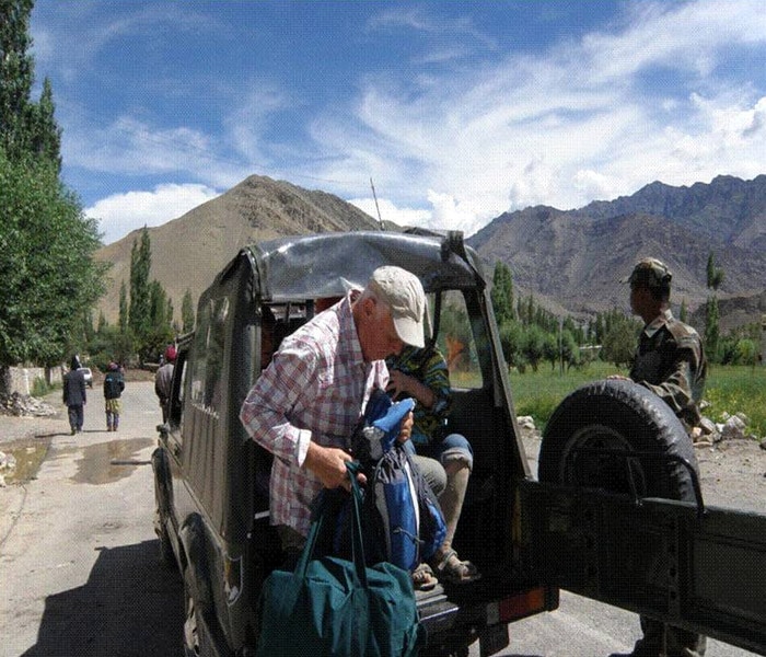 Leh, about 450 kilometres east of Srinagar is a popular tourist destination