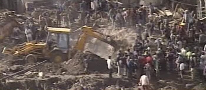 Old Leh city is worst affected. The City's main Hospital is flooded, and bus stands destroyed. Footage broadcast on TV channels showed crowds of people searching through debris and trying to clear mud away from collapsed buildings.