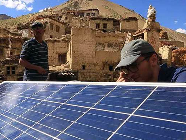Lighting The Himalayas Team Illuminates Shade