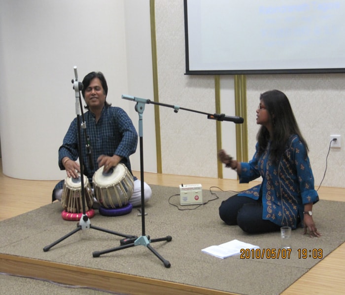The Culture Wing of the Embassy of India celebrated the 149th birth anniversary of Gurudev Rabindranath Tagore on May 7, 2010. On the occasion, it organised various cultural activities including the Rabindra Sangeet performance.