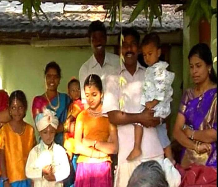 The increased prices of sugar and jaggery haven't been a stopper for the Pongal celebrations.  Seen here are people reveling in the traditional celebrations. (NDTV Photo)