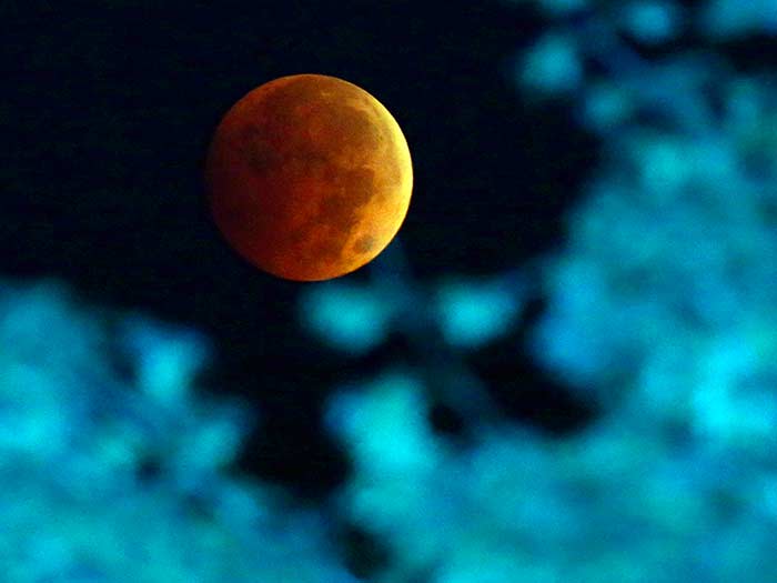 Lunar Eclipse in Asia and the Americas