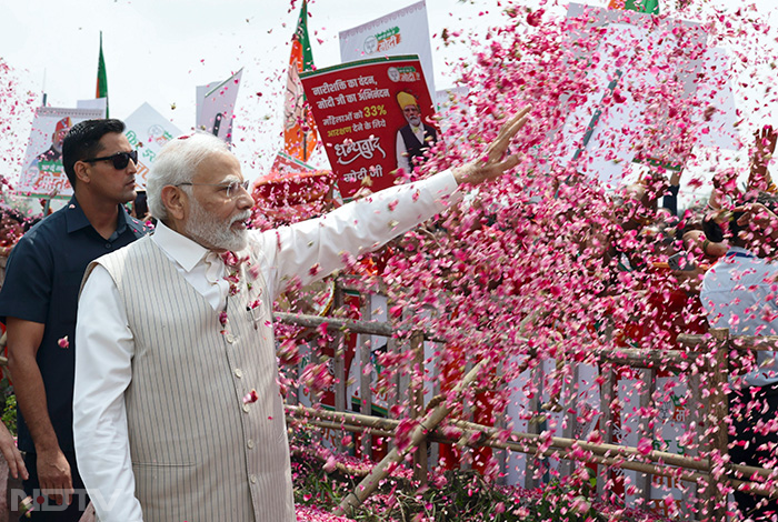 इस दौरान प्रधानमंत्री मोदी ने कहा कि जिन राज्यों में यह पार्टी (कांग्रेस) सत्ता में आई, उन्हें इसने करोड़ों रुपए का भ्रष्टाचार करके नष्ट कर दिया. फोटो: पीटीआई