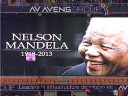 World's who's who at Nelson Mandela's memorial service