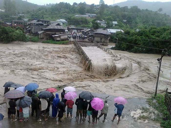 Heavy Rain in Manipur Causes Landslide, Flood. Rescue Teams Being Sent.