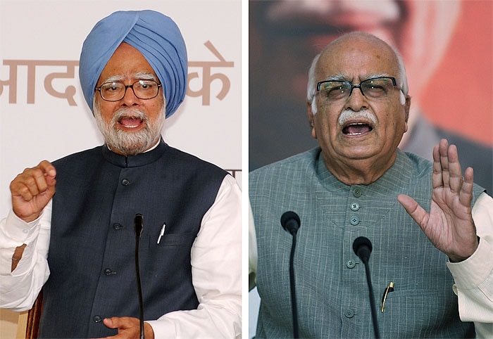 Dr Manmohan Singh's second term began with several direct attacks from the Opposition. BJP leaders like L K Advani and Narendra Modi called him a 'weak' Prime Minister. (AFP Image)