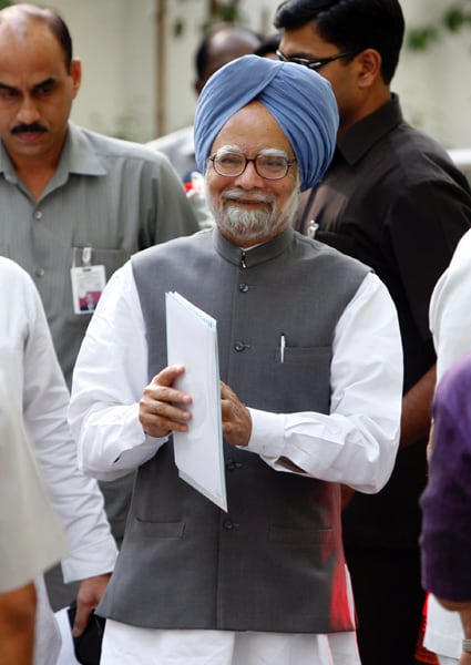 Prime Minister Manmohan Singh tops Newsweek Magazine's list of 10 world leaders who have won respect and is described as "the leader other leaders love" though India figures at 78th place in the list of 100 best countries.
<br><br>
77-year-old Singh, who is into his seventh year in office, has played a "key role in India's emergence as one of the rising powers of the 21st century."
<br><br>
In an article titled "The Leader Other Leaders Love", the magazine said the economist-turned-politician Singh, engineered the transition "from stagnant socialism to a spectacular takeoff in the global economy. But it's Singh's unassuming personal style that really inspires awe among his fellow global luminaries, who praise him for being modest, humble, and incorruptible," the magazine said in the article.