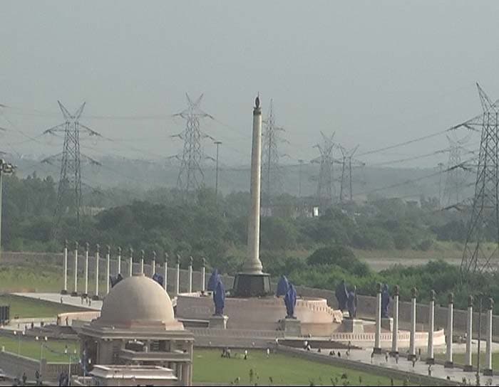 When work first began on Mayawati's dream memorial in 2008, Noida residents were upset as they were denied access to the park. Then, over 6000 trees were cut.