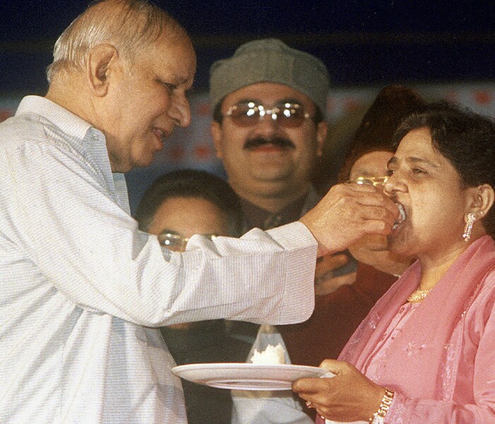 Mayawati then proved the Lok Sabha elections were a temporary blip, sweeping the Legislative Council elections. A sweet present for her birthday two days later.