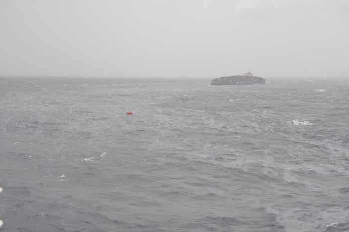 Merchant vessel splits into two off Mumbai coast