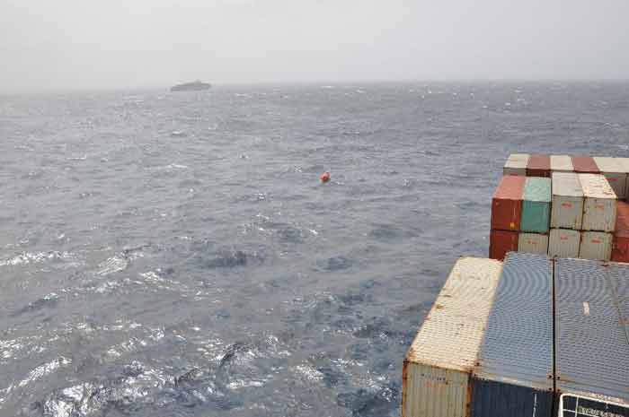 Merchant vessel splits into two off Mumbai coast