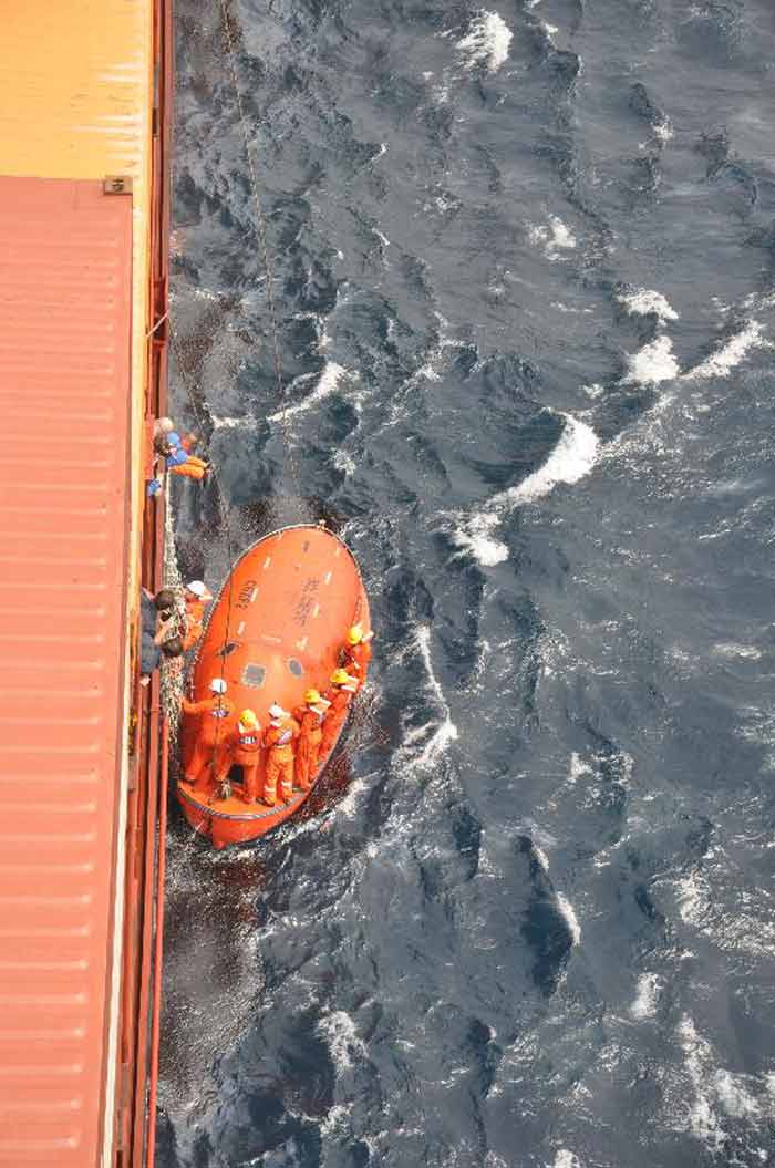 Merchant vessel splits into two off Mumbai coast